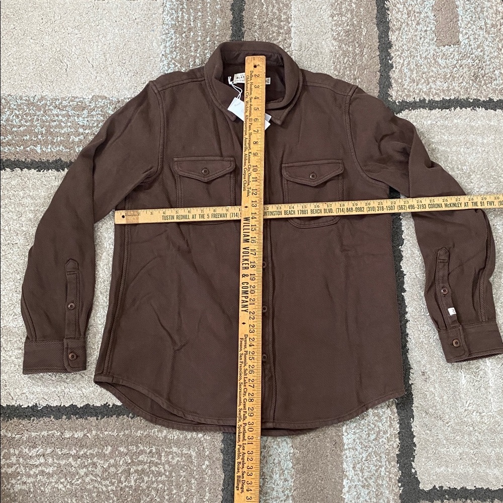 Outerknown Chroma Brown Blanket Shirt - Picture 4 of 7